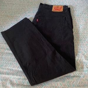 Mens Levi’s black jean “workwear fot” W26 L30
